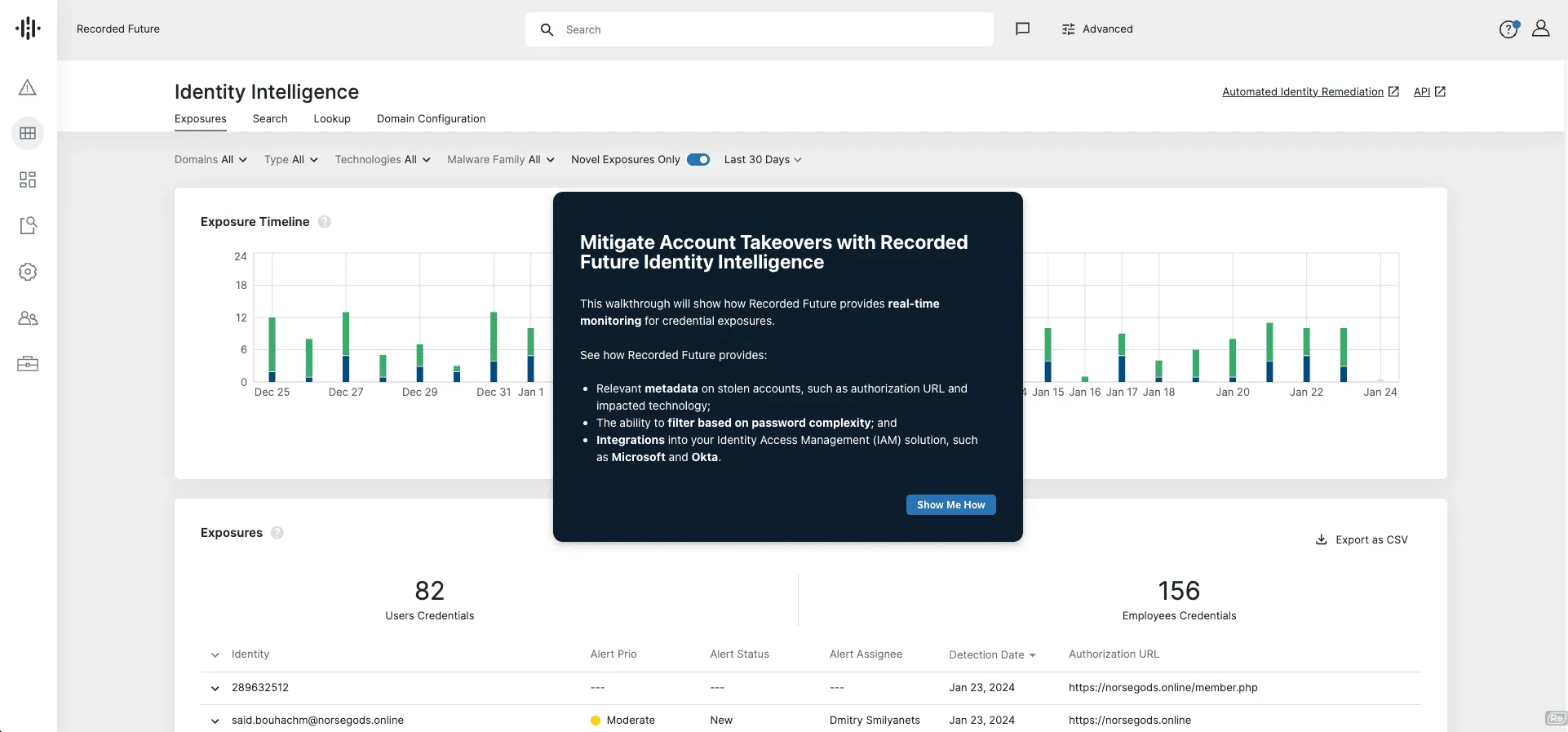 Mitigate Account Takeovers with Recorded Future Identity Intelligence