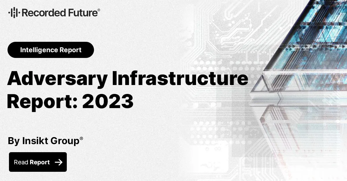 2023 Adversary Infrastructure Report | Recorded Future