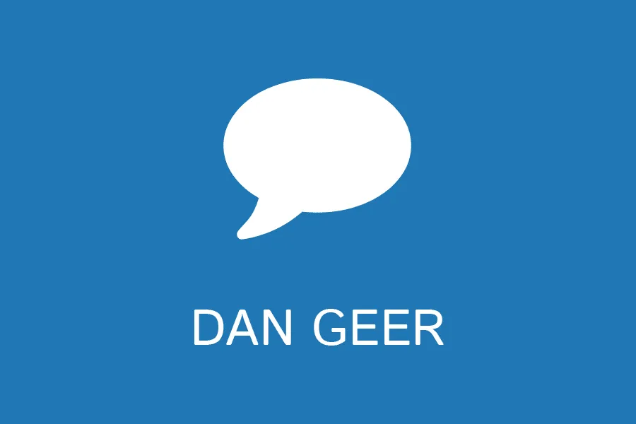 Dan Geer on Web Intelligence and Cyber Security