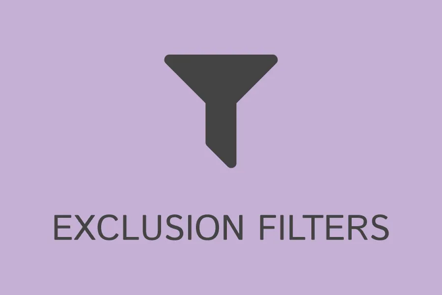 Exclusion Filtering Enhances Analysis Precision