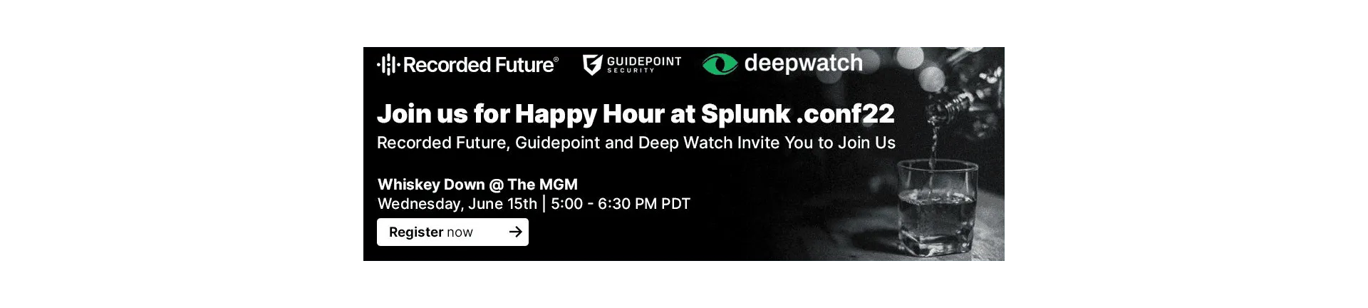 Meet us for Happy Hour at Splunk.conf22