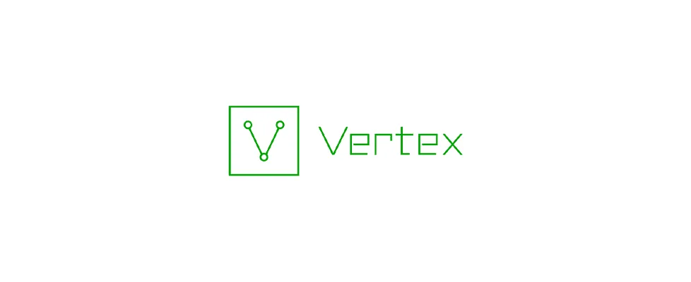 Das Logo des Vertex-Projekts
