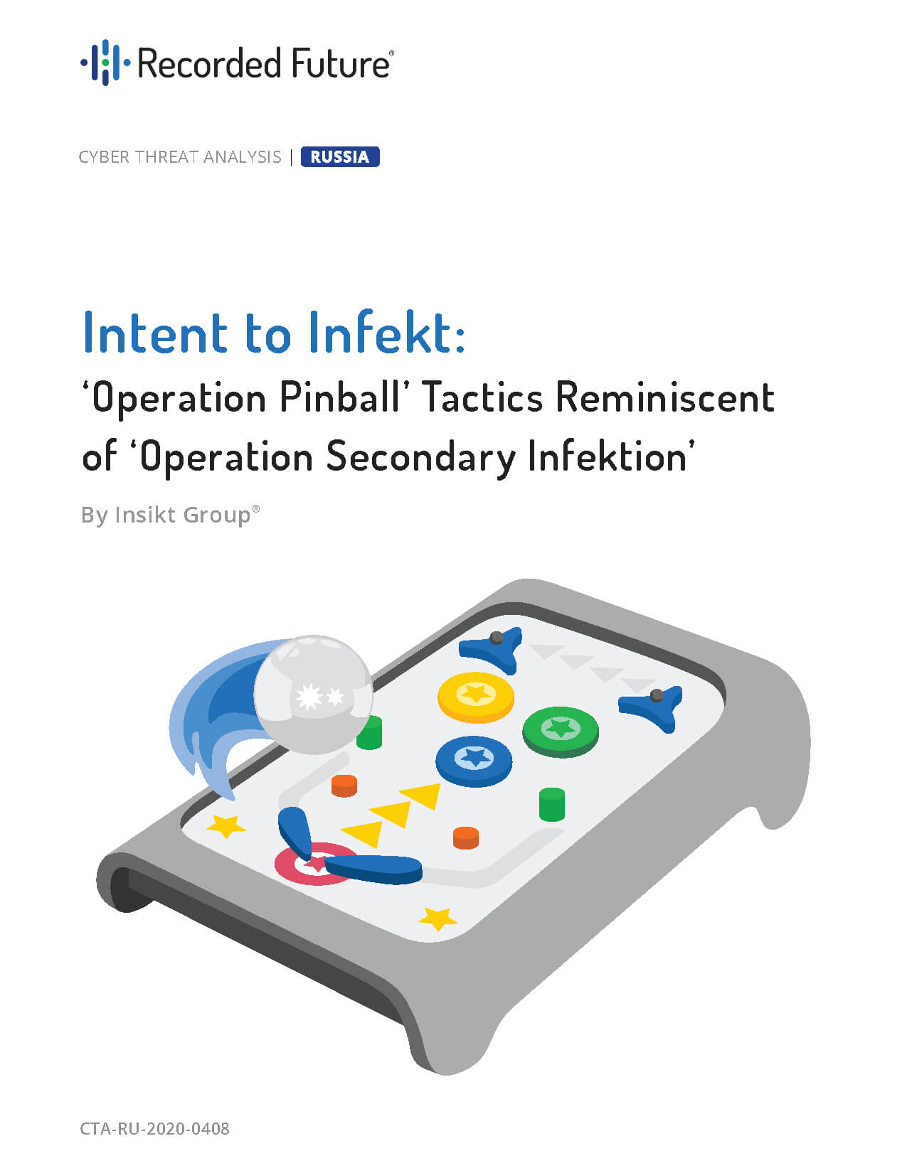 Intent to Infekt: Operation Pinball' Tactics Reminiscent of 'Operation Secondary Infektion' Report