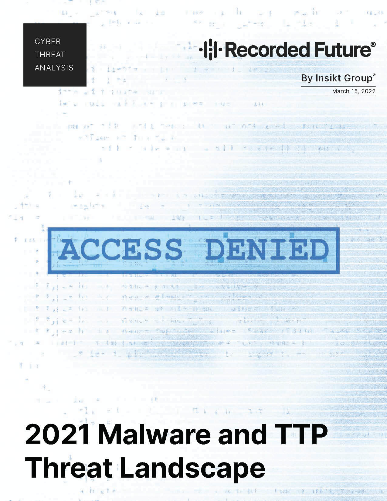 Malware and TTP Threat Landscape