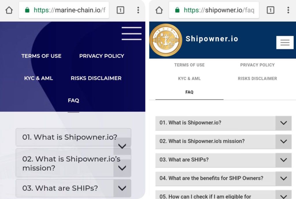 웹사이트 스크린샷