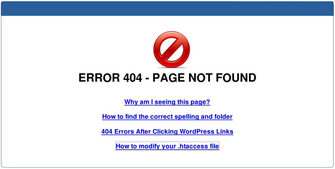 404 Page